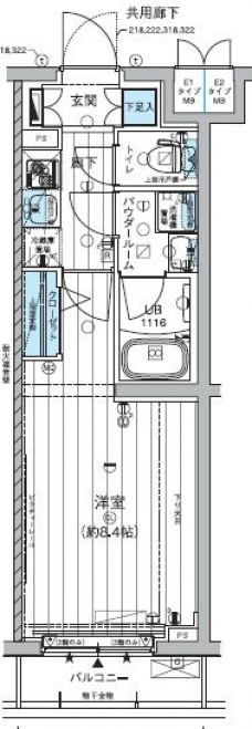 メインステージ板橋蓮根IIの間取り図