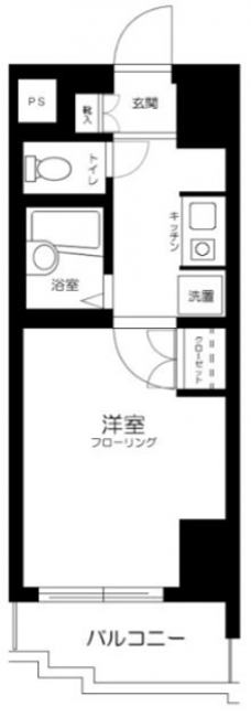 ヴェルステージ戸越銀座の間取り図