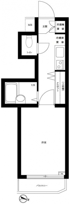 ルーブル南長崎の間取り図