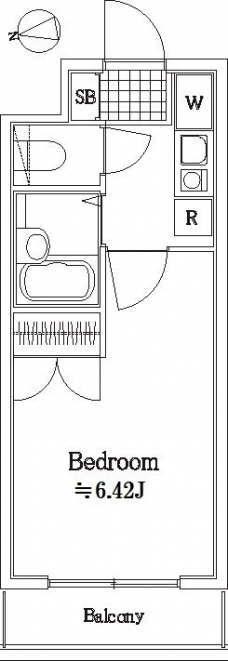 メインステージ荻窪の間取り図