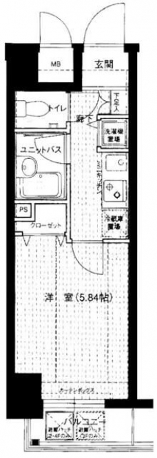 メインステージ青山の間取り図
