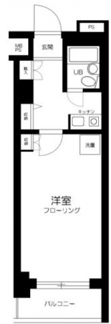 ライオンズマンション大森本町第2の間取り図