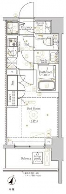 DIPS金町レジデンスの間取り図