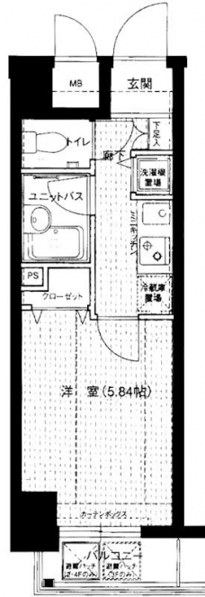 メインステージ青山の間取り図