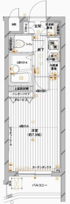 メインステージ赤塚の間取り図