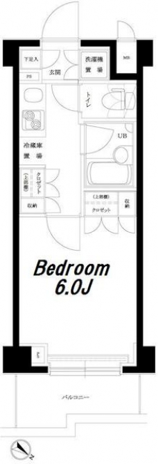 ルーブル目黒不動前の間取り図