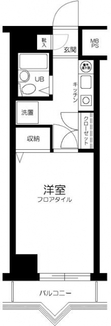 フローラル上野松が谷の間取り図