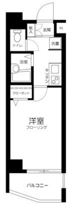 スカイコート芦花公園の間取り図