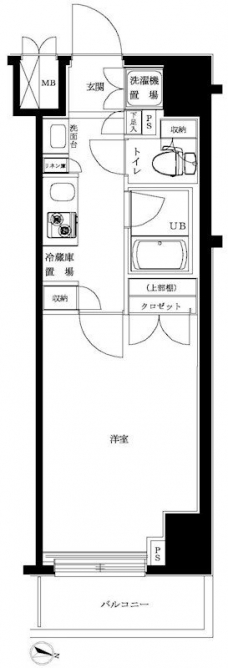ルーブル板橋区役所前の間取り図