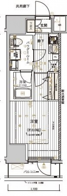 メインステージ十条IIの間取り図