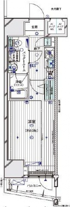 メインステージ大山IIの間取り図