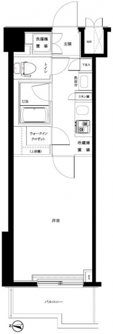 ルーブル板橋区役所前の間取り図