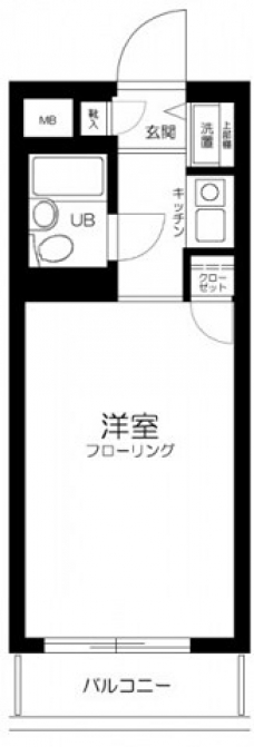 ミリオンコート駒込の間取り図