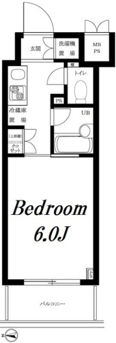 ルーブル蒲田壱番館の間取り図