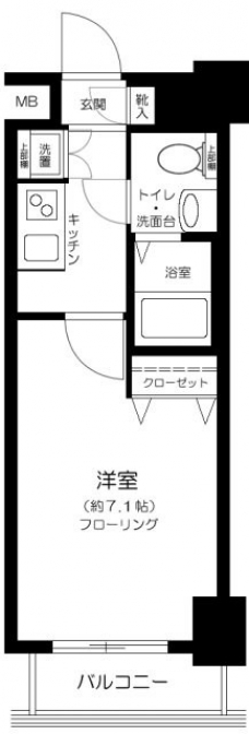 エクシム大森の間取り図
