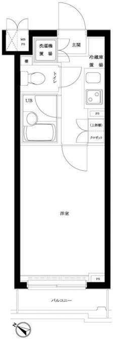 ルーブル中野白鷺の間取り図
