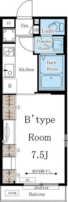 リブリ・グランレーヴIIの間取り図