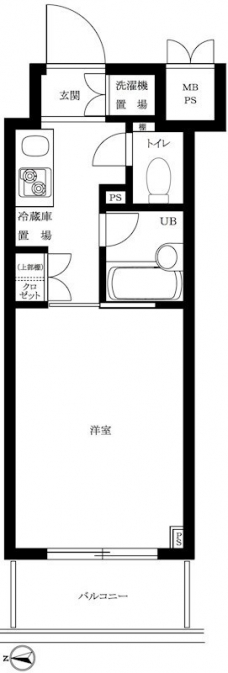 ルーブル蒲田壱番館の間取り図