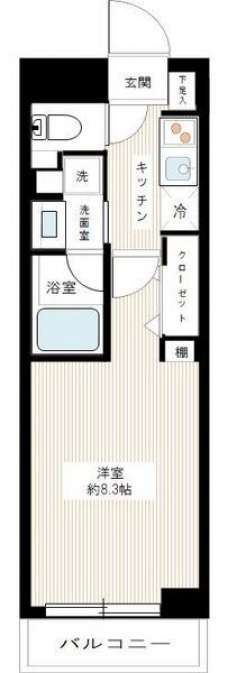 リヴシティ立川ミッドの間取り図