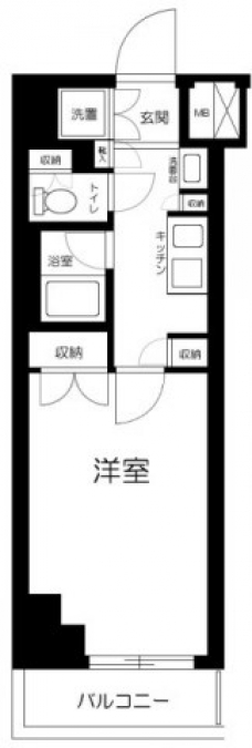 ルーブル板橋区役所前の間取り図