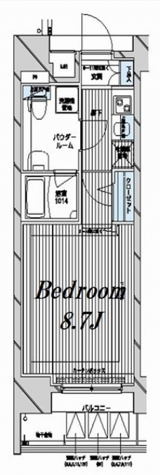 メインステージ王子IIの間取り図