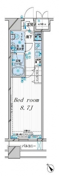 メインステージ王子の間取り図