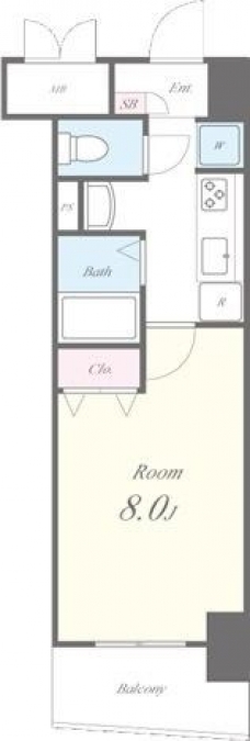 カーサフェリーチェの間取り図