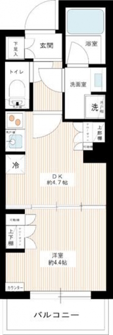 ＡＲＣＯＢＡＬＥＮＯ ＩＴＡＢＡＳＨＩＳＡＫＵＲＡＧＡＷＡの間取り図