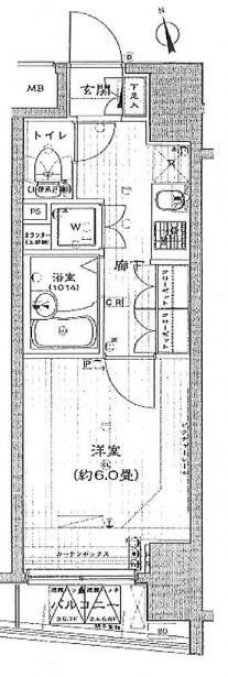 プレール・ドゥーク練馬NORTH CITY LAの間取り図