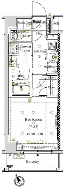 ARKMARK東大井の間取り図