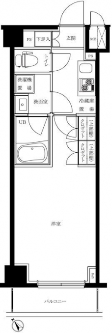 ルーブル東矢口の間取り図