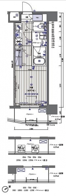 メインステージ板橋本町の間取り図