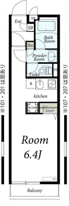 リブリ・フェリカの間取り図
