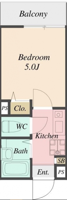 高円寺レジデンスの間取り図