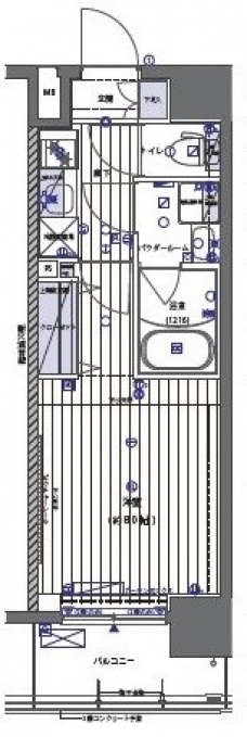 メインステージ板橋本町の間取り図
