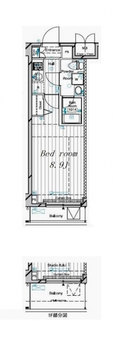 メインステージ二子多摩川の間取り図