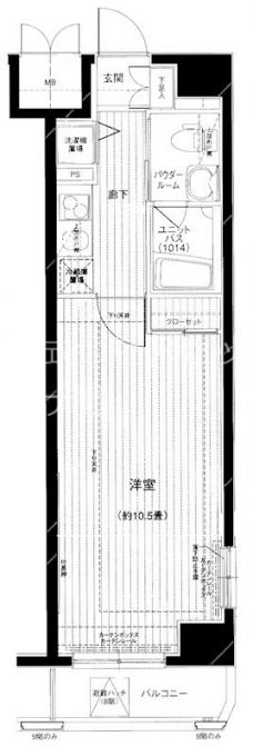 メインステージ大山の間取り図