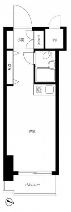 パレ・ドール文京メトロプラザIの間取り図