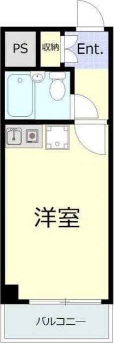 ライオンズガーデン新宿の間取り図