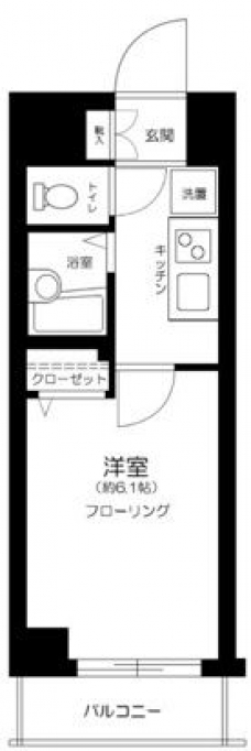 菱和パレス御茶ノ水湯島天神町の間取り図