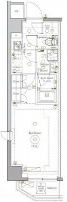 DIPS野方の間取り図