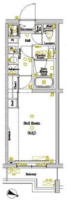 DIPS赤羽北EASTの間取り図