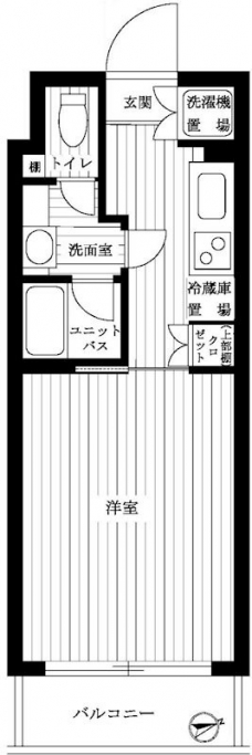 ルーブル富士見台の間取り図