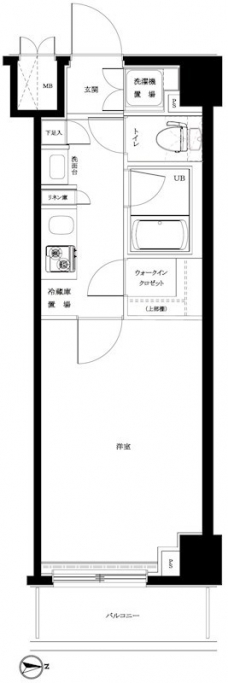 ルーブル板橋区役所前の間取り図