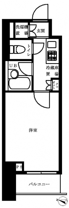 ルーブル池袋の間取り図
