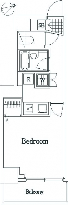 パークウェル浜松町の間取り図