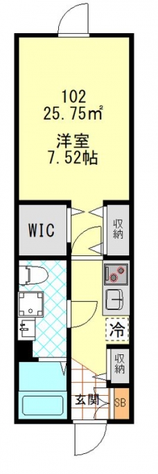 CFジオーレ東小岩の間取り図