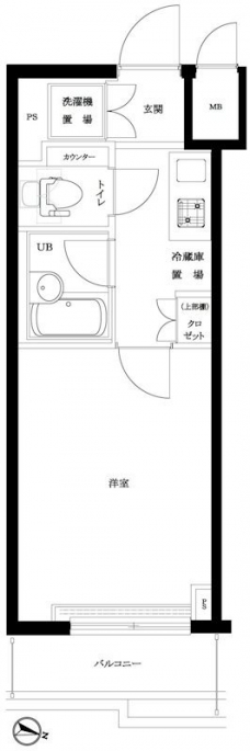 ルーブル下丸子の間取り図