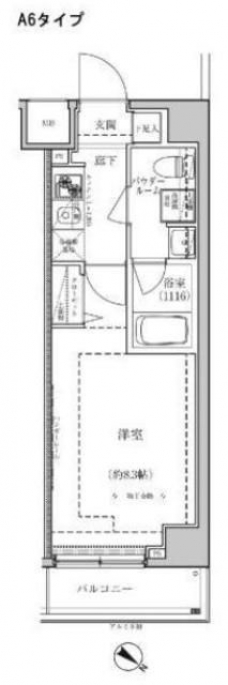 パティーナ東武練馬の間取り図