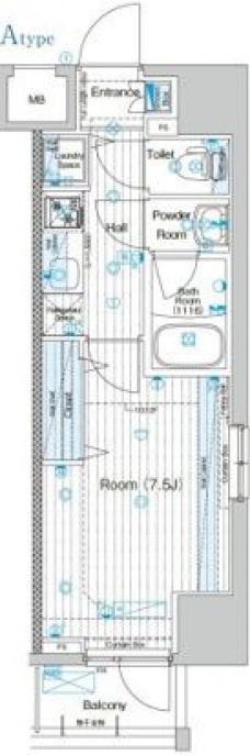 ブライズ板橋クレヴィスタの間取り図